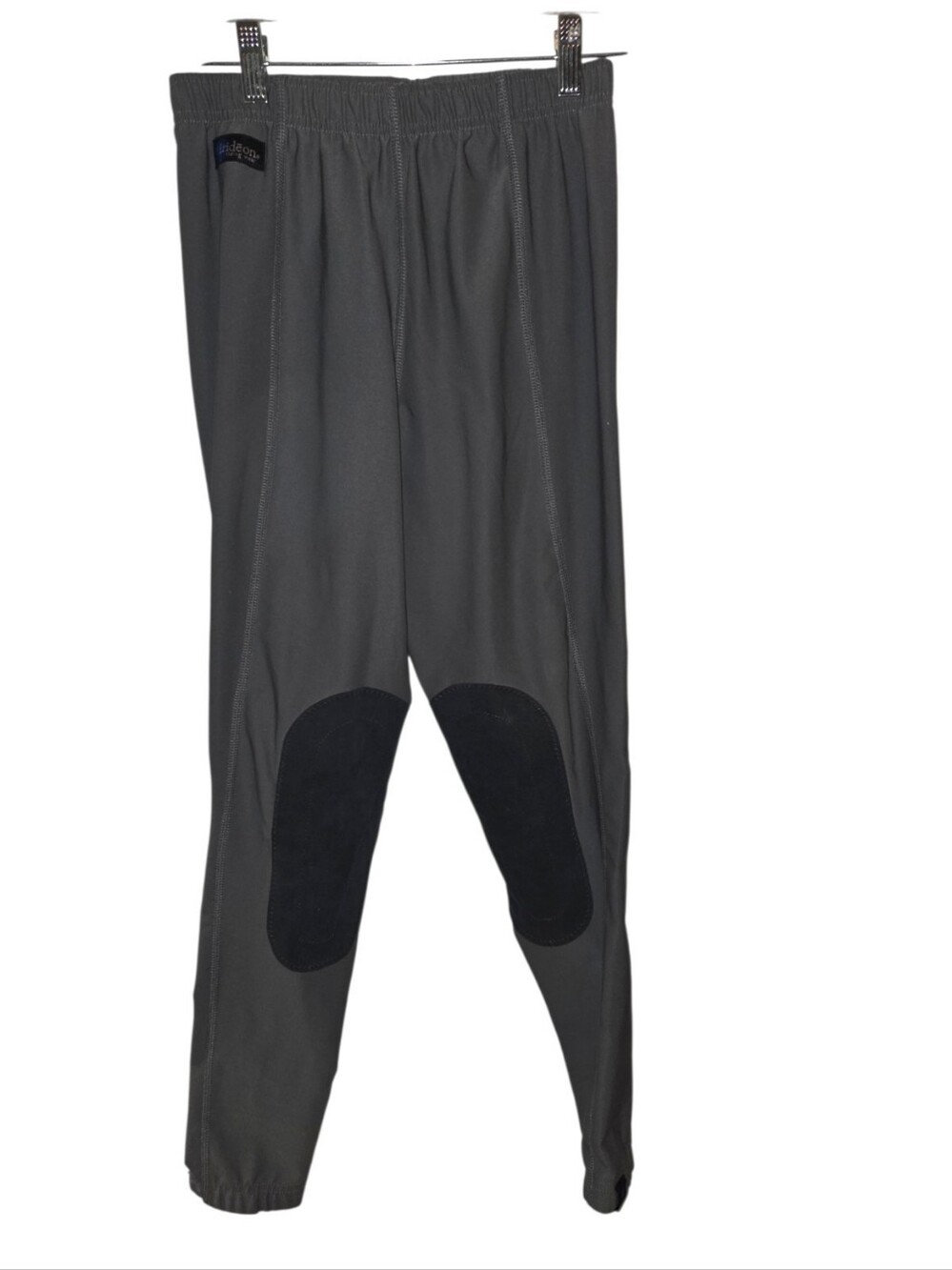 Irideon Gray Knee Patch Equestrian Horse Riding Pants Breeches